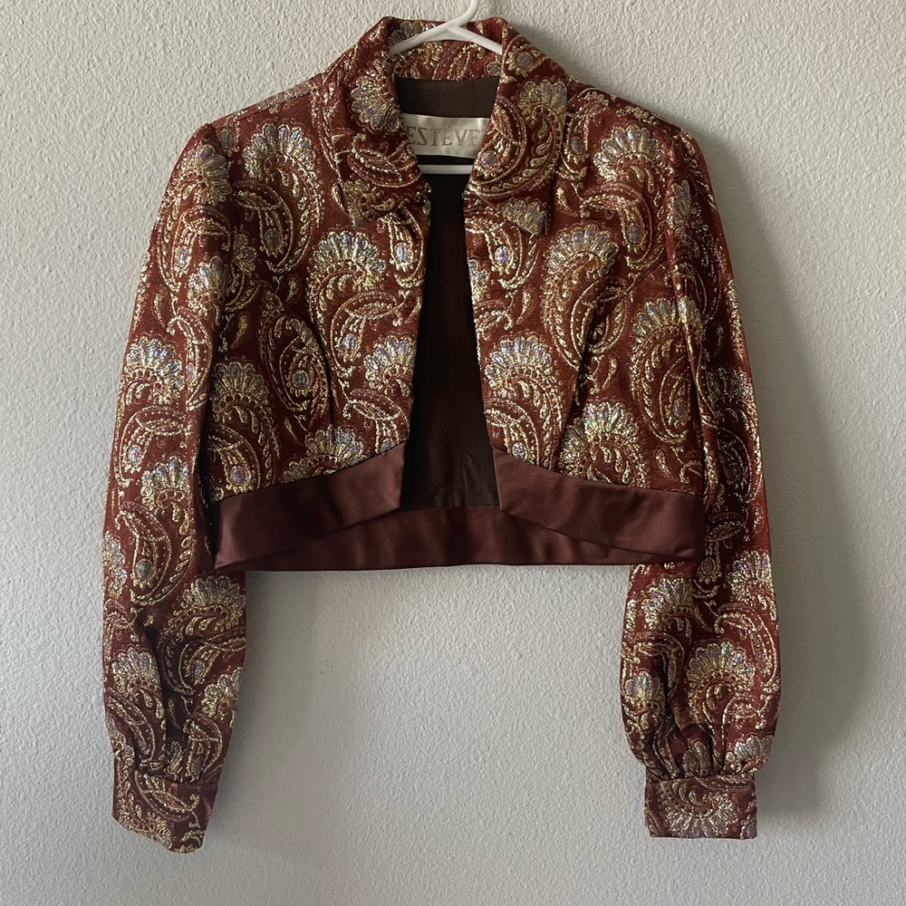 Elegant Paisley Women's Jacket